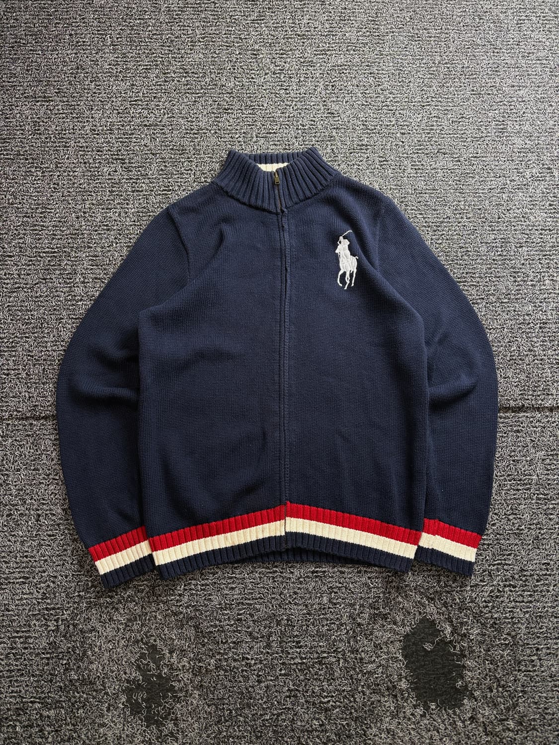 폴로 랄프로렌 빅포니 램스울 풀집업 니트 3223 상품이미지2