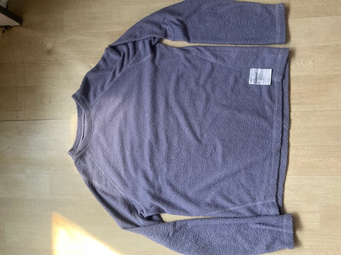 새티스파이 퍼즈메리노 롱 티셔츠 더스크 M 상품이미지3