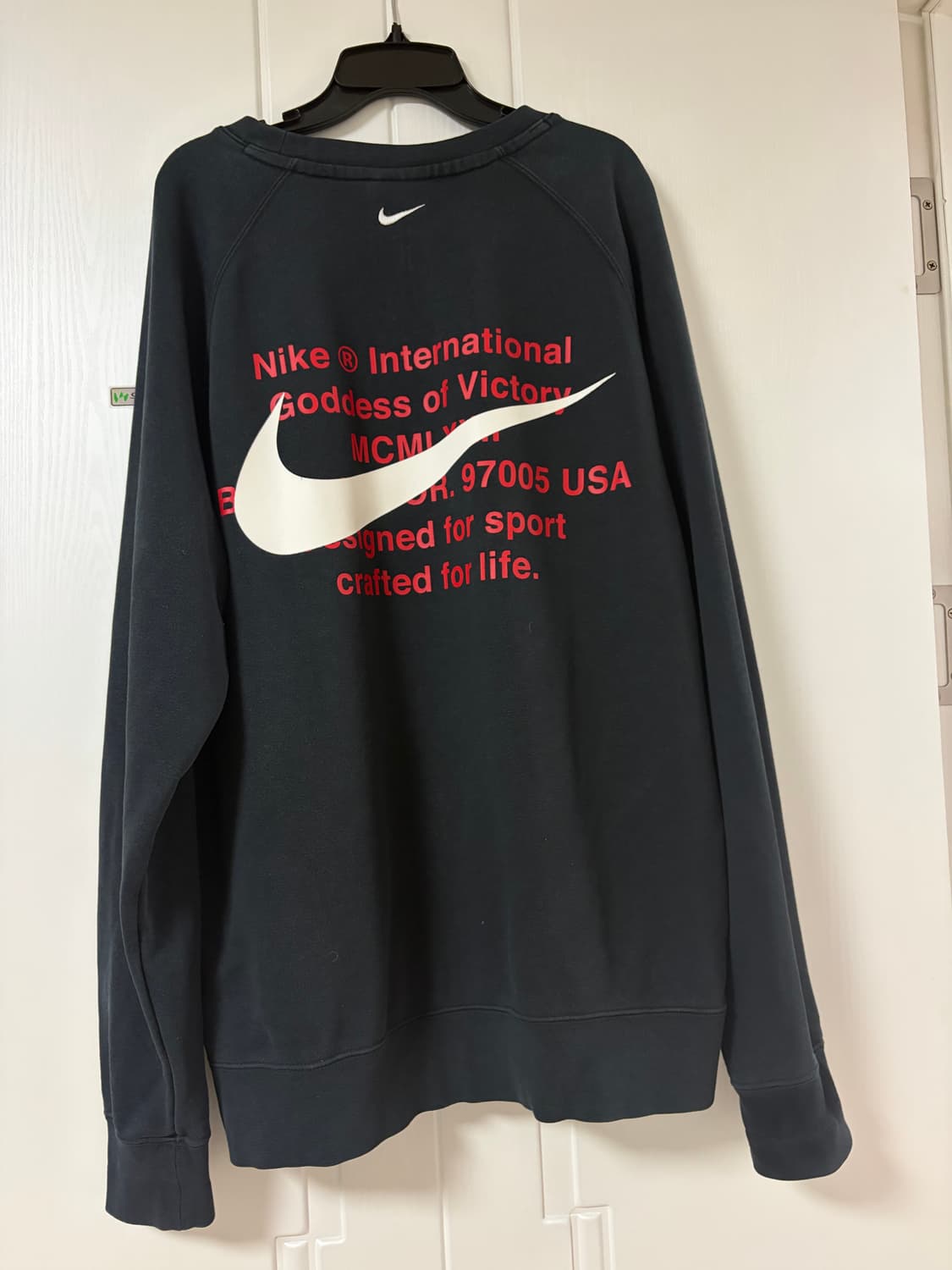 나이키 더블 스우시 맨투맨 블랙 L 상품이미지5