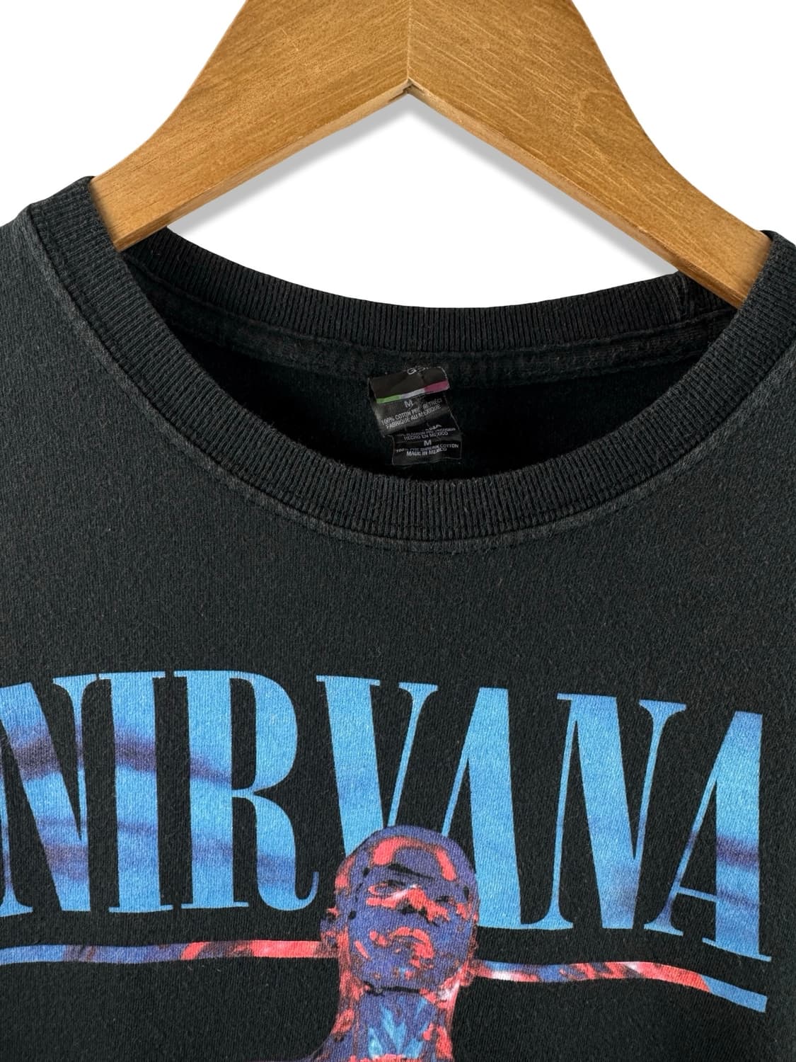 너바나 실버 1990 부틀렉 밴드티셔츠2114 상품이미지3