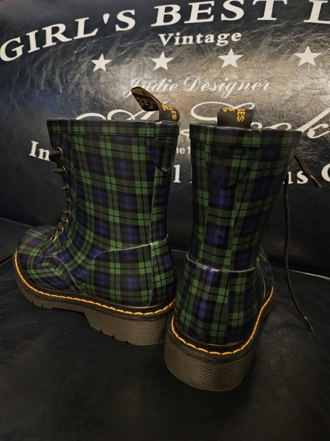 닥터마틴 드렌치 타탄체크 웰링턴 부츠 ( UK 6 ) / 10030 상품이미지5