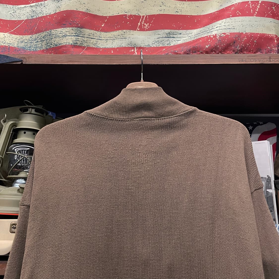 90s U.S ARMY 밀리터리 미군 버튼 코만도 니트 IPFU 상품이미지4