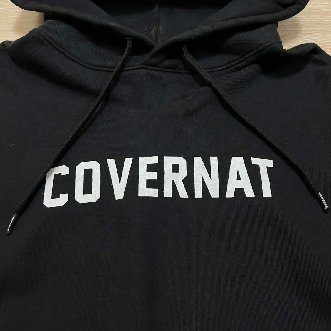 커버낫 멀티튜드 스펠 빅로고 후드티 [블랙] M/95 상품이미지4