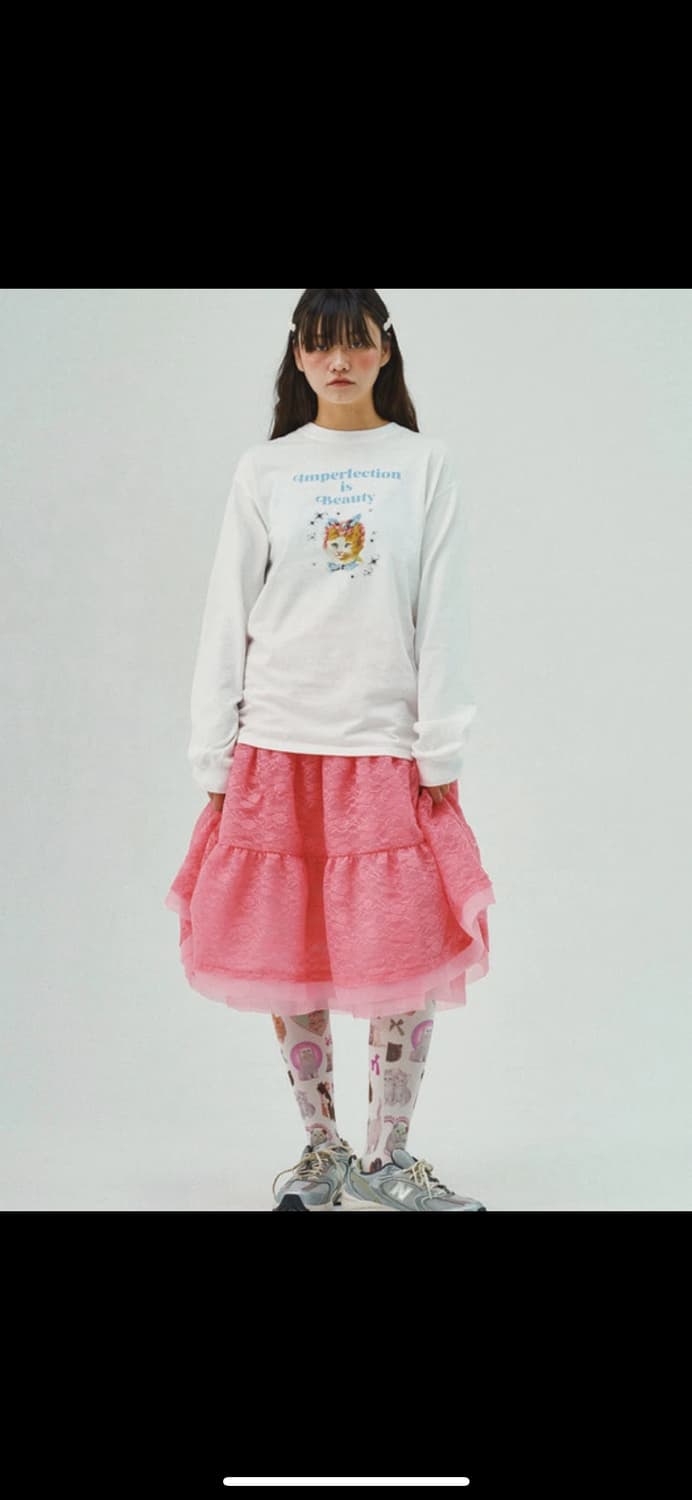 졸리레이드 세실레이스 스커트 핑크 S 상품이미지1