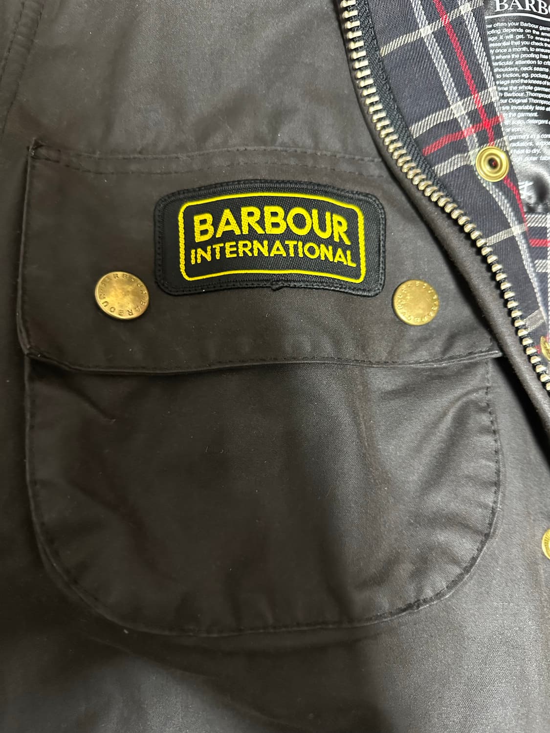 바버 인터내셔널 빈티지 A7 자켓 42 상품이미지4