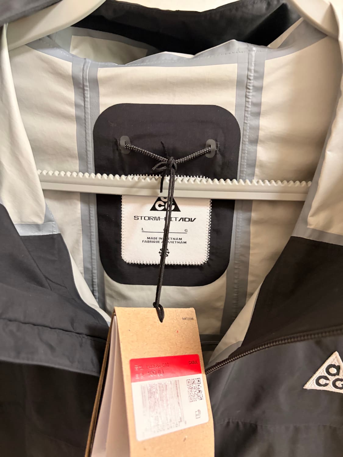 새상품,택O) 나이키 acg 모르포 바람막이 L 상품이미지5