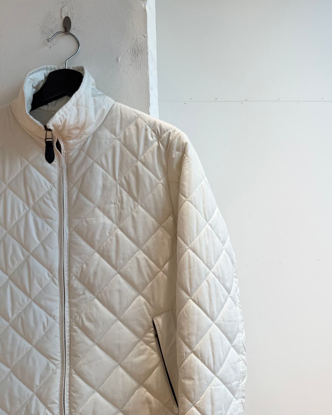 폴로 랄프로렌 화이트 퀼팅 자켓  상품이미지5