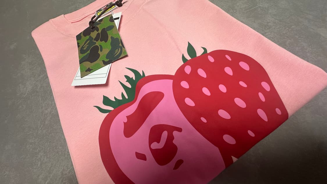 베이프 스트로베리 반팔 상품이미지3