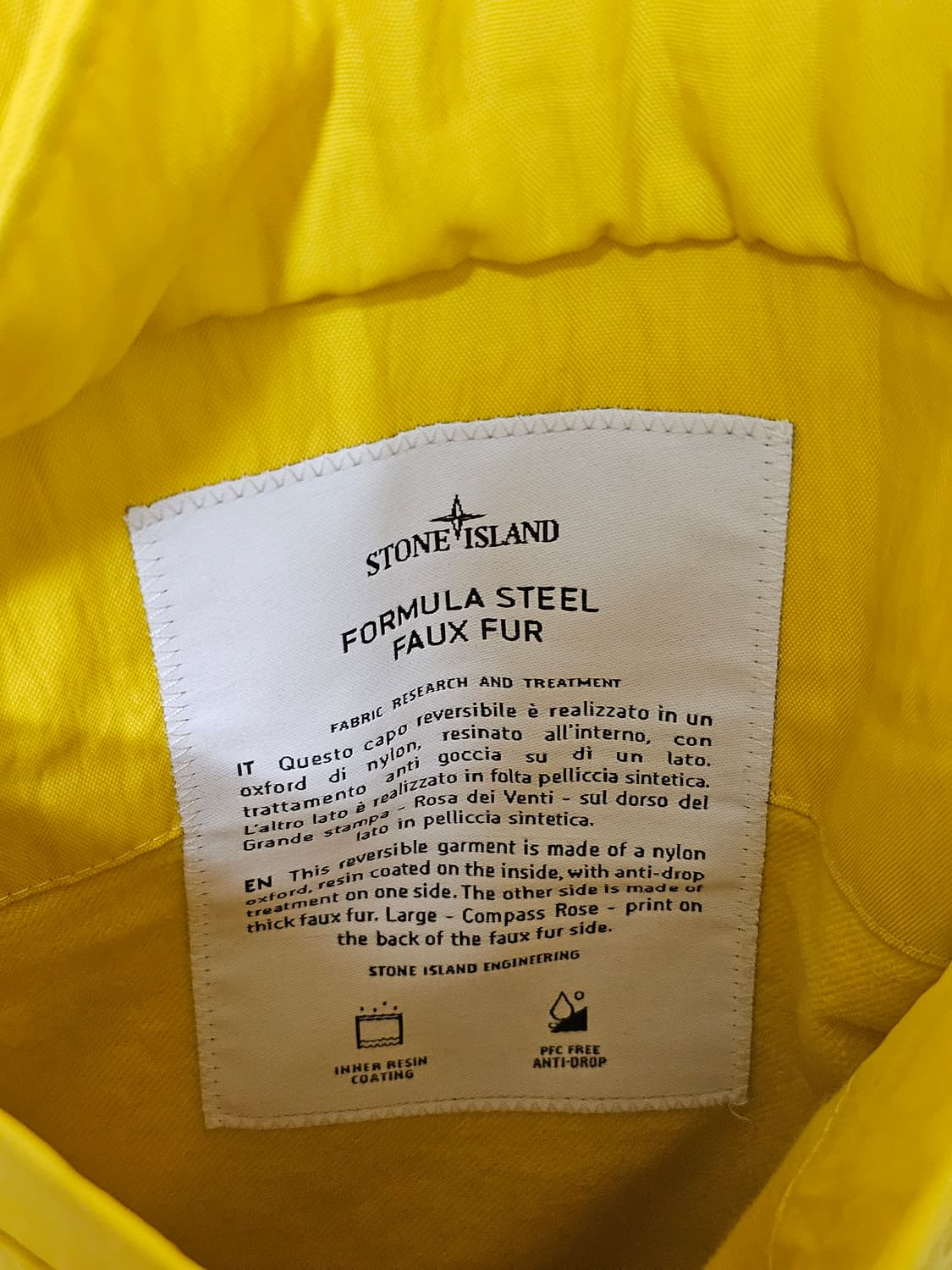 슈프림 x 스톤 아일랜드 포뮬러 스틸 리버시블 포우 퍼 파카 상품이미지6