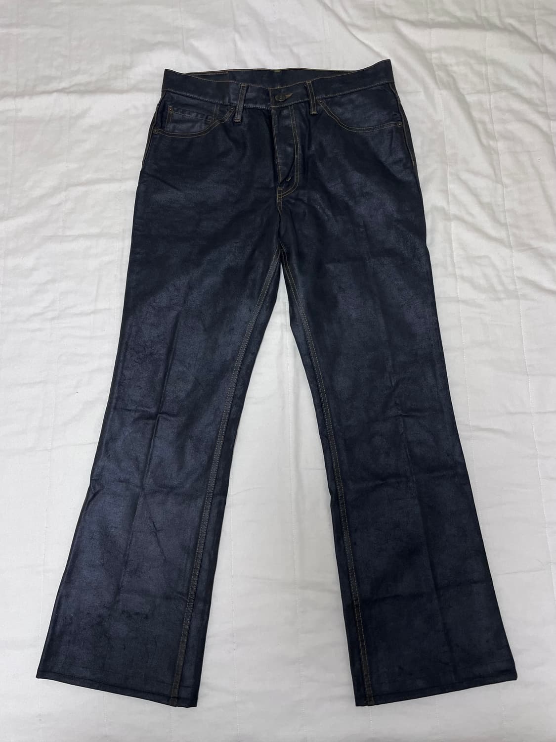 리바이스재팬 517 블랙진 부츠컷 코팅진 상품이미지1