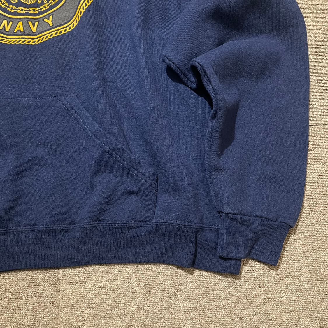 (2XL) USA Soffe NAVY 밀리터리 미해군 후드티  상품이미지4