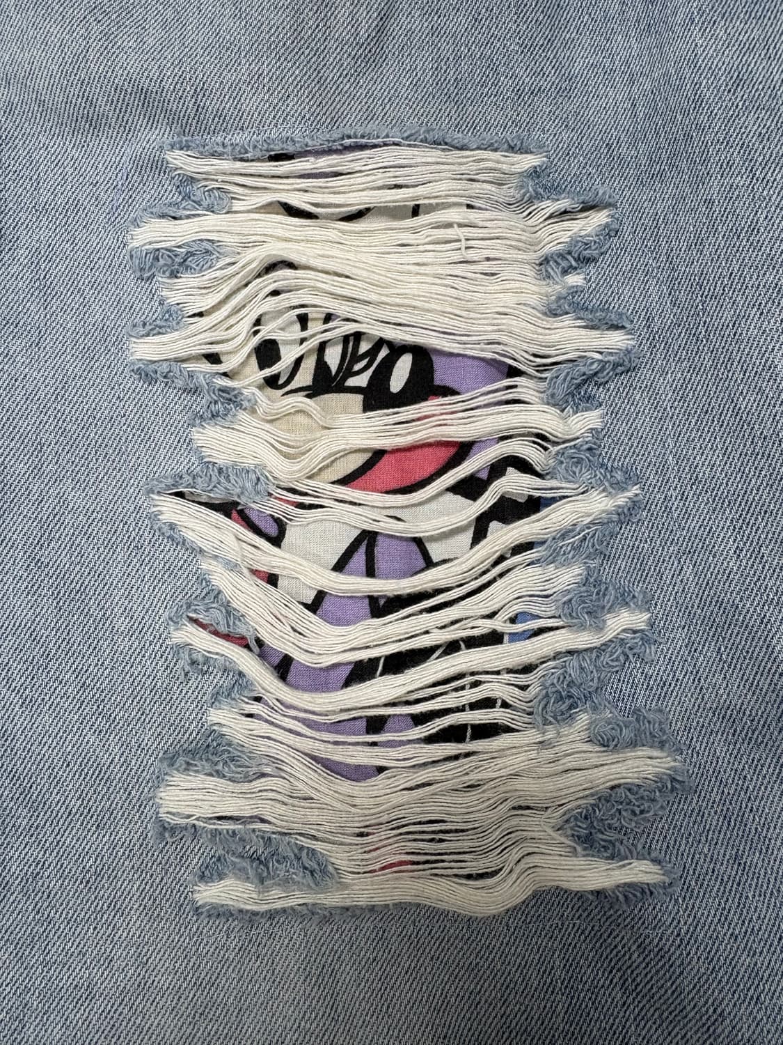 리바이스 505 미키마우스 커스텀 팬츠 상품이미지4