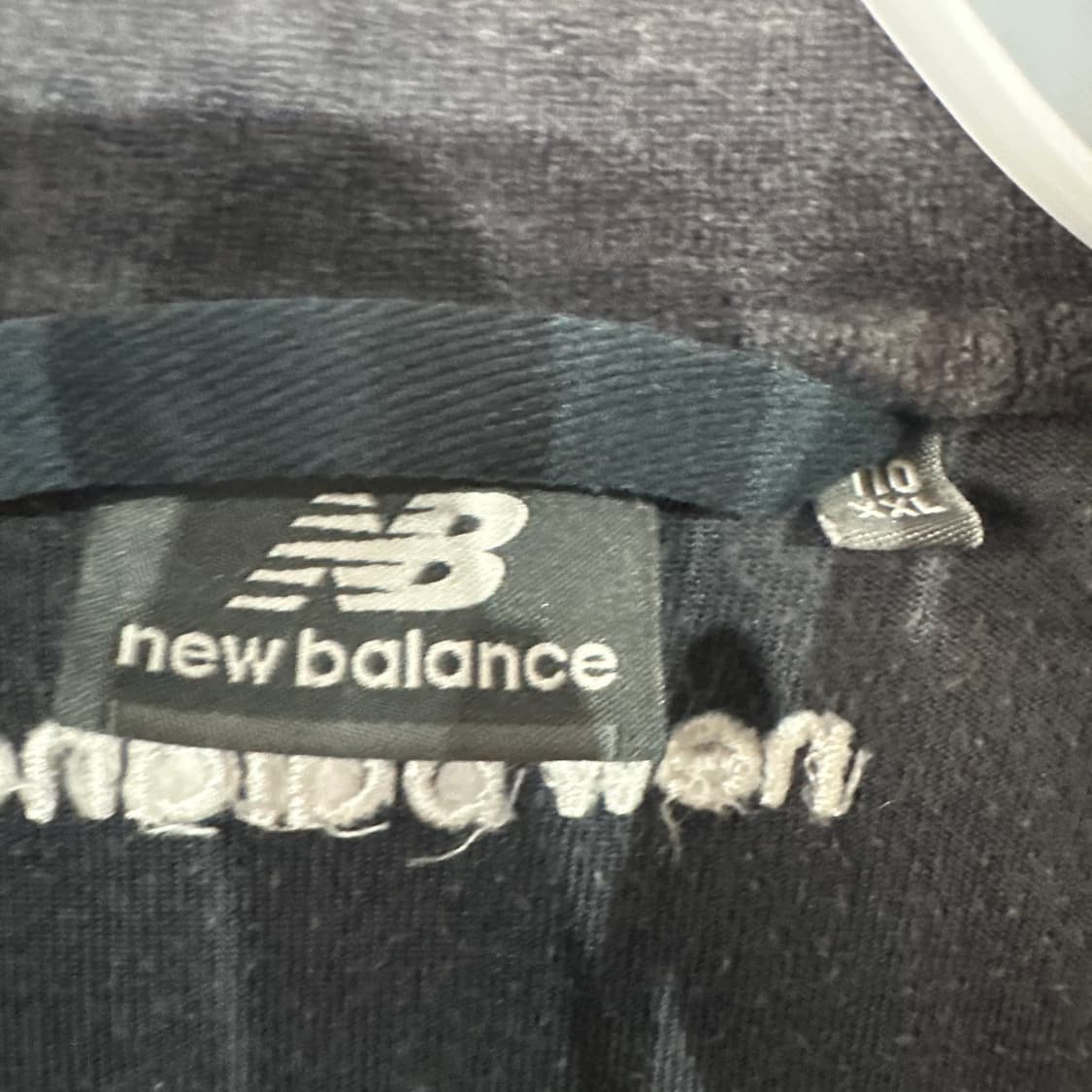 뉴발란스 벨벳 트레이닝복 져지 XXL 상품이미지3