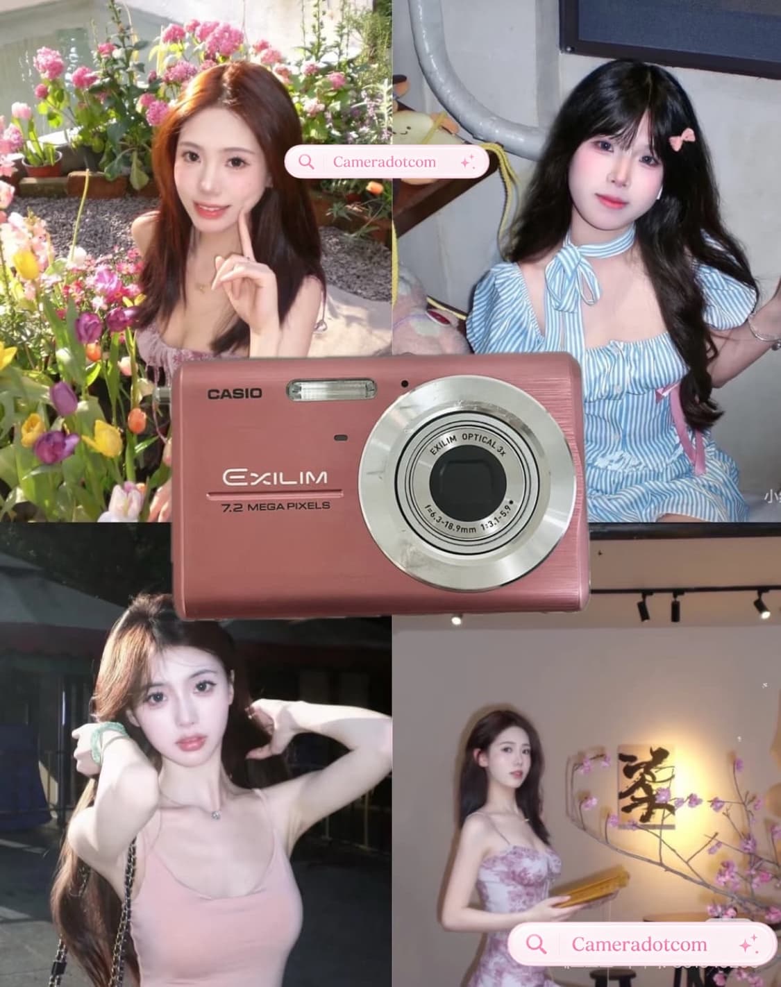 아이브가을희귀풀셋!) 카시오 엑슬림 z75 casio exilim 핑크 상품이미지1