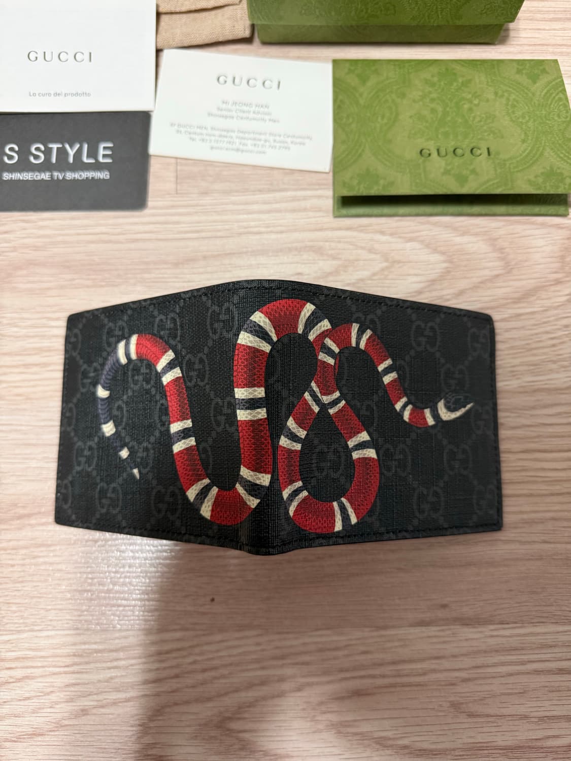 구찌 스네이크 반지갑 상품이미지3