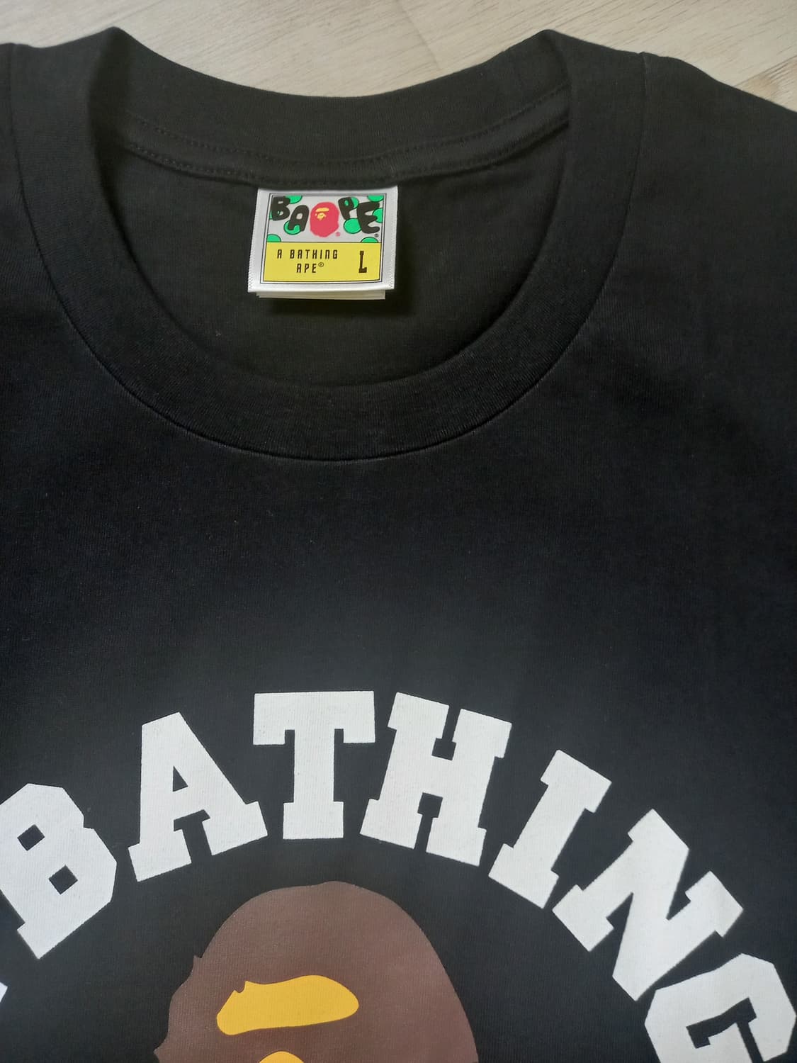L]] bape 베이프 컬리지 반팔 상품이미지4