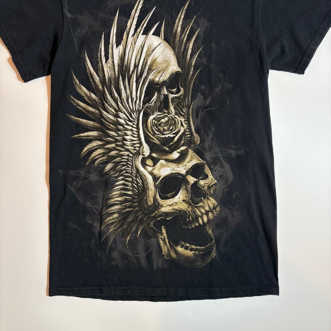 빈티지 펑크 스컬 y2k 그래픽 반팔 티셔츠 상품이미지2