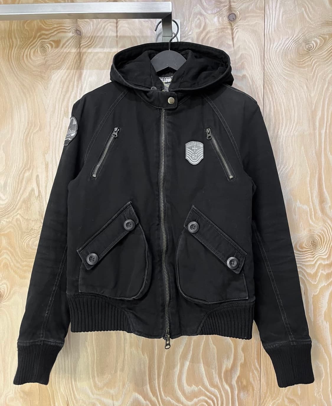 옐로우콘 바이커 자켓 상품이미지1