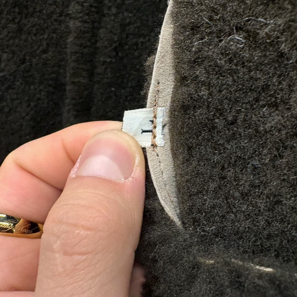 빈티지 시어링 양털 스트링라인 스웨이드 베스트 N513 상품이미지7