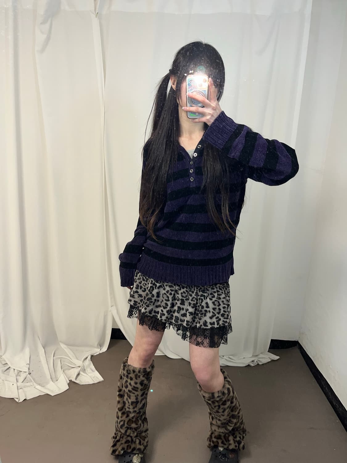 포켓걸st 스트라이프 니트 상품이미지2