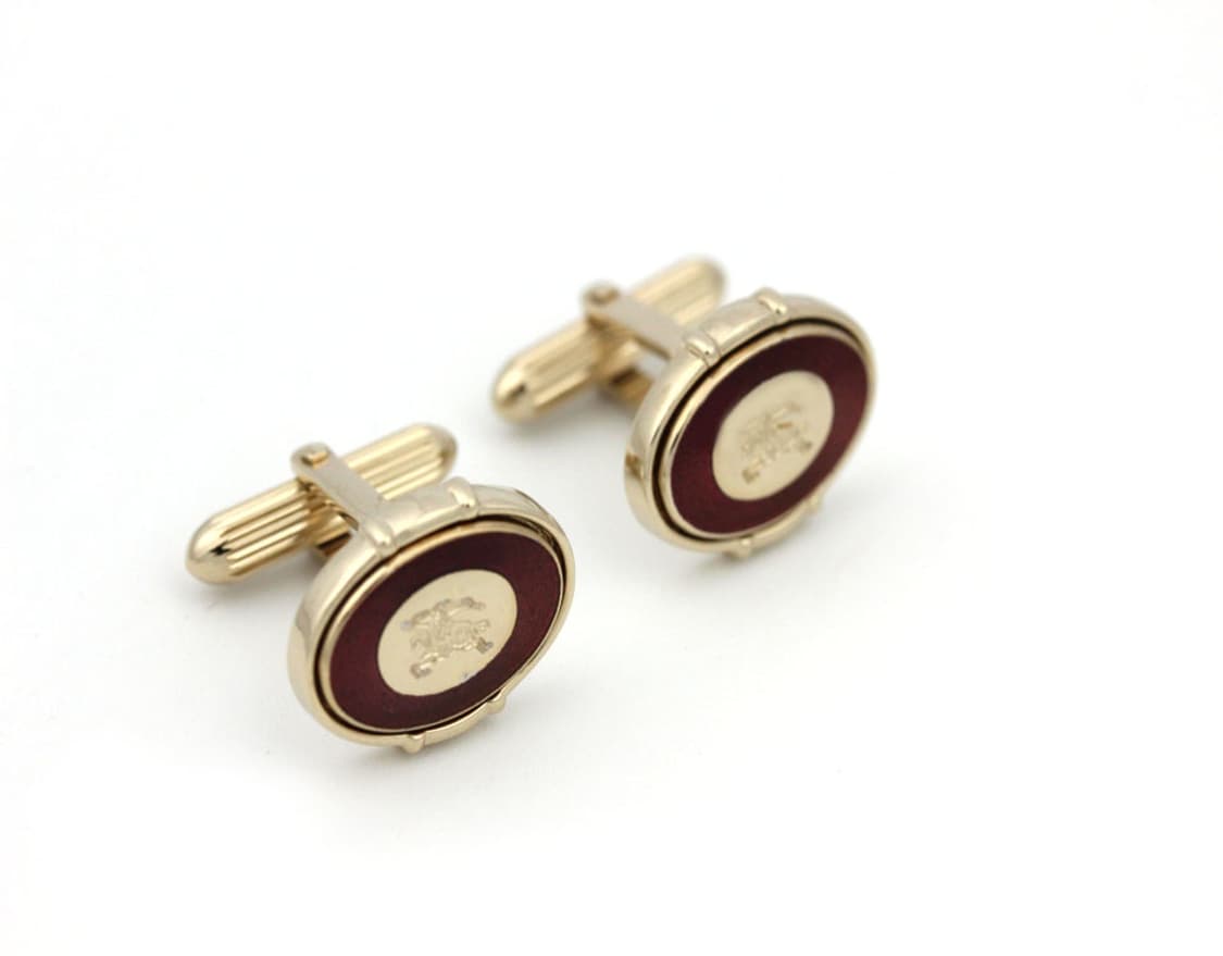 버버리 6cm A+,A등급 명품 넥타이핀 커프스 세트 상품이미지4