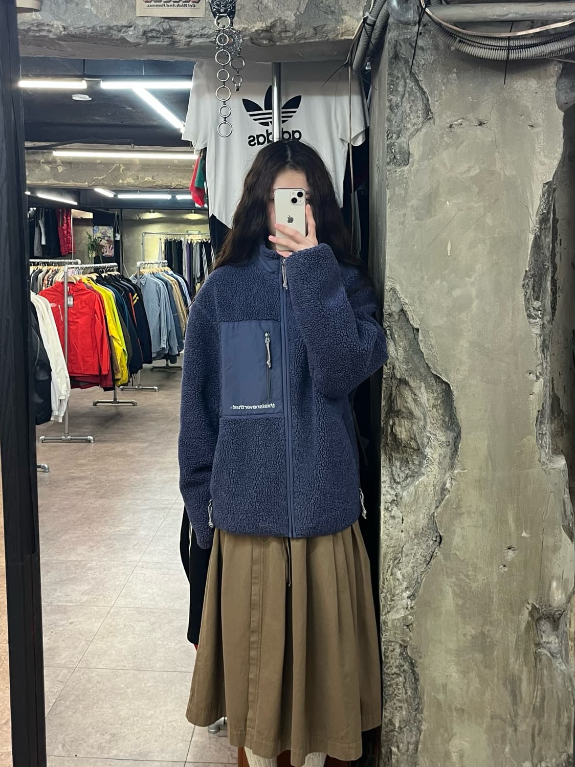 디스이즈네버뎃 플리스 자켓 블루 S #csz2310 상품이미지2