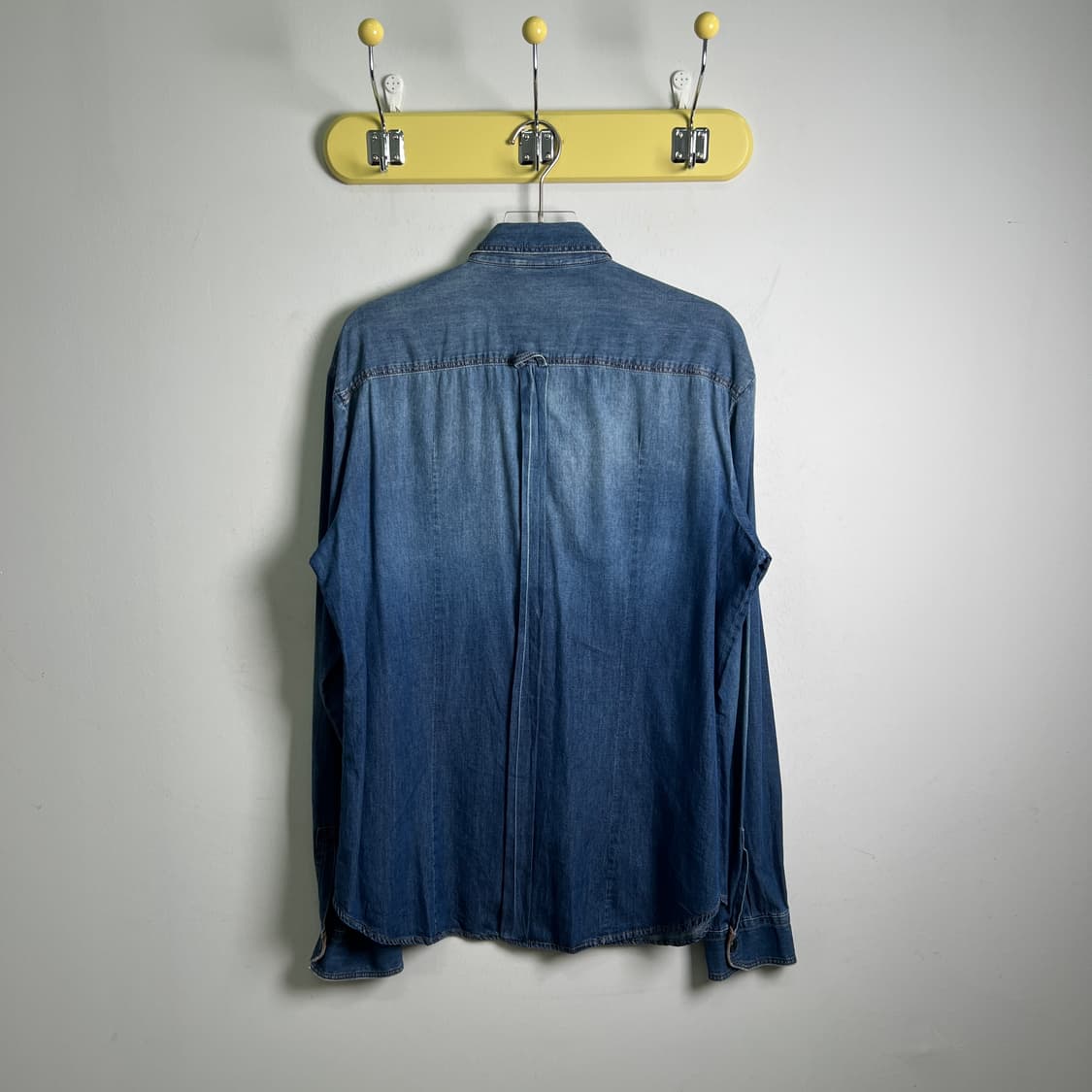 돌체앤가바나 스웨이드 패치 포켓 웨스턴 데님 셔츠 50 상품이미지2