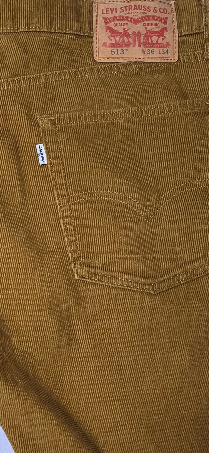 리바이스 513 코듀로이 바지 W36 L34 상품이미지7