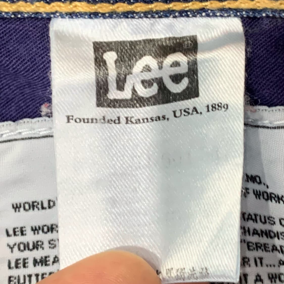 [31] LEE 프레스티지 비즈포인트 부츠컷 로우라이즈 데님팬츠 상품이미지7