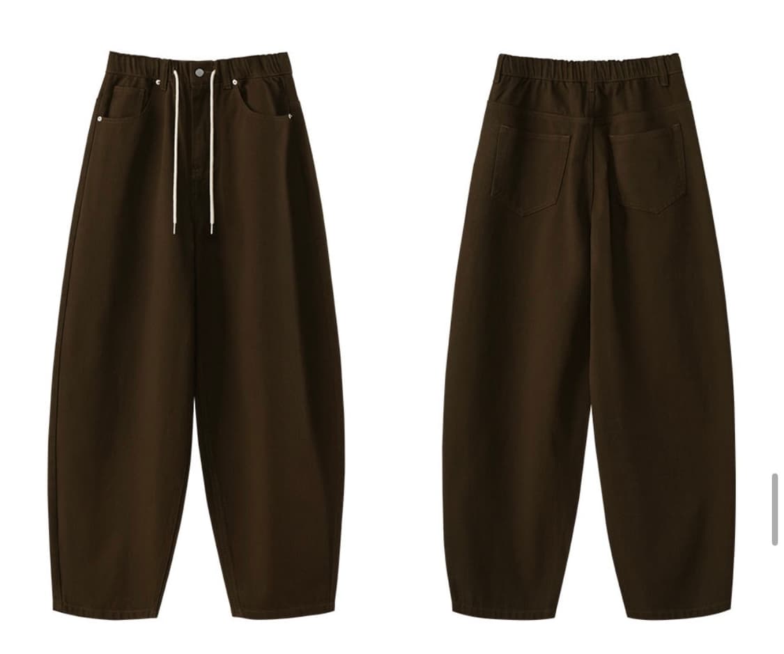 벌룬핏 데님 팬츠 상품이미지1