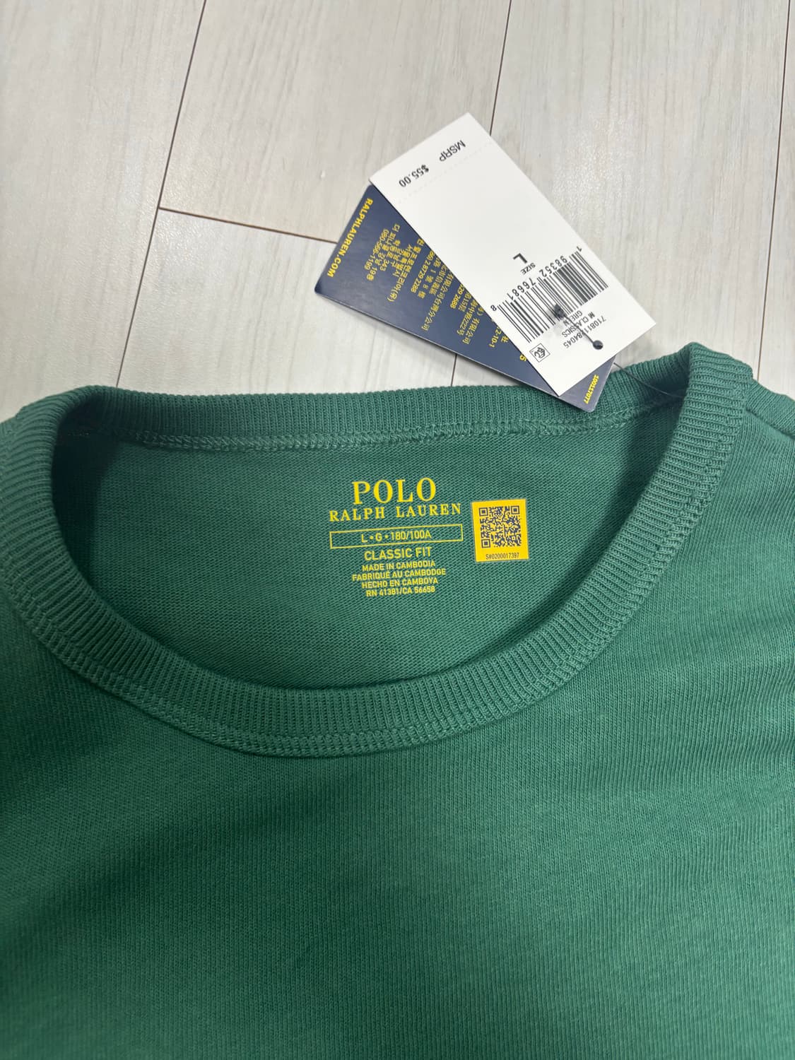 폴로 랄프로렌 헤비웨이트 클래식핏 L 상품이미지2