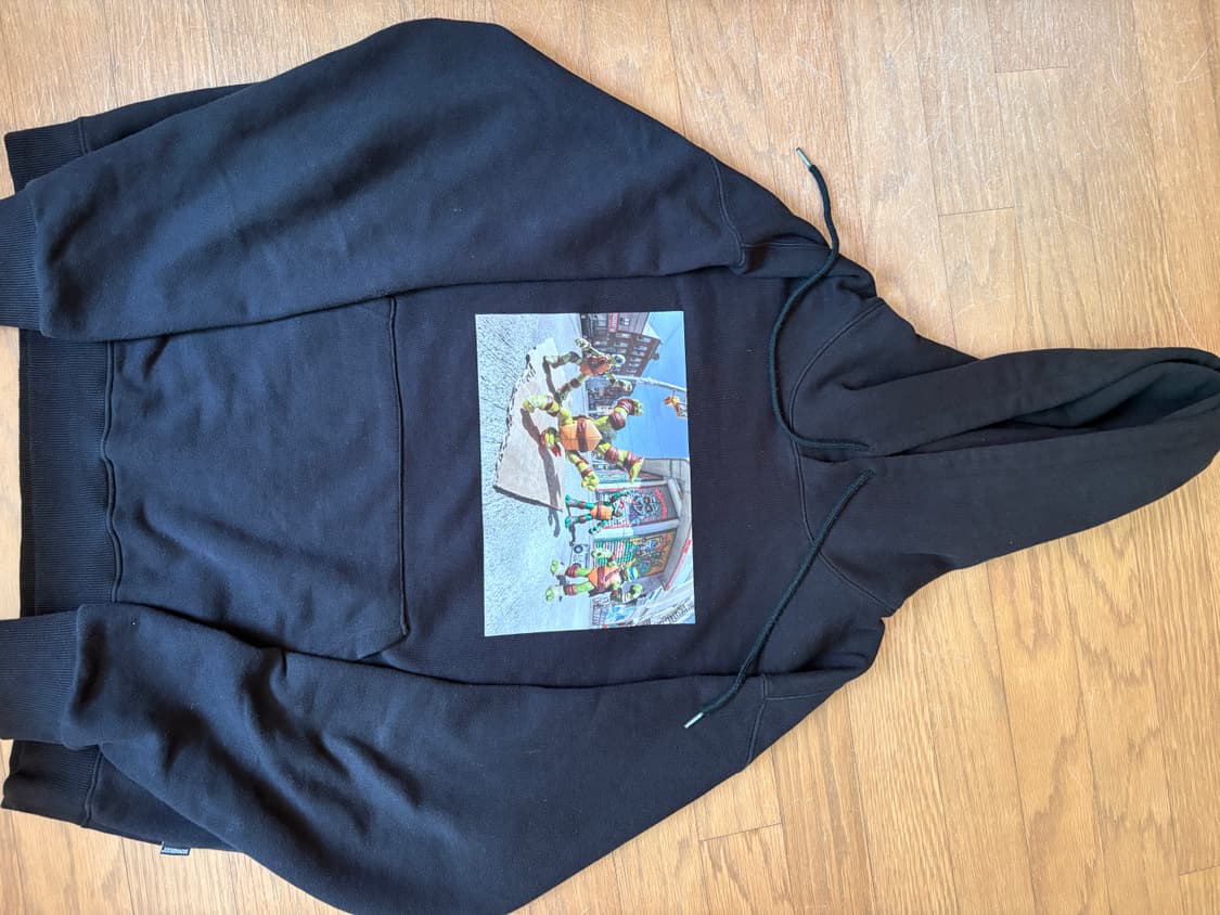 Brown breath ninja turtle hoodie L 상품이미지3