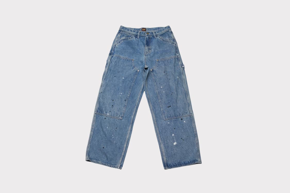 [32인치] LEE 리 더블니 페인팅 페인터 데님 팬츠 (샘플) 상품이미지1