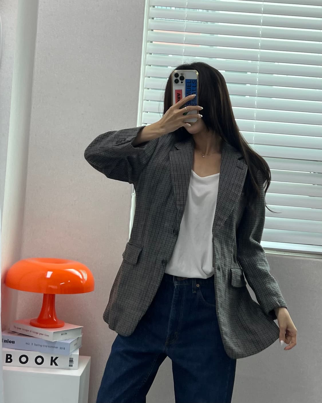 (S)EDWARD'S 울 블레이져-M1435 상품이미지1