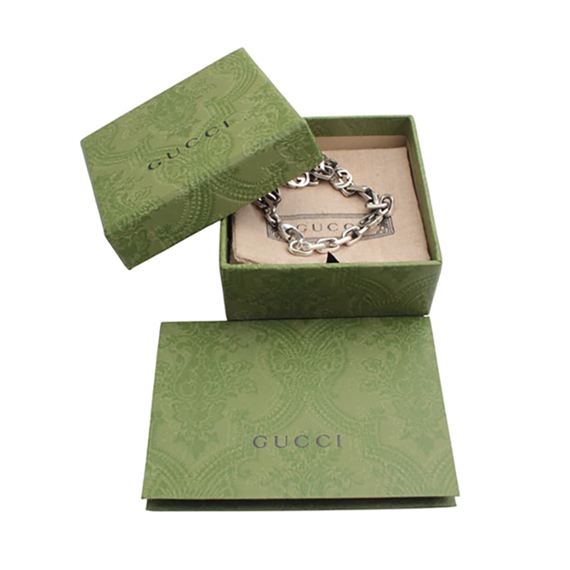 구찌 925 실버 GG로고 체인 팔찌 상품이미지4