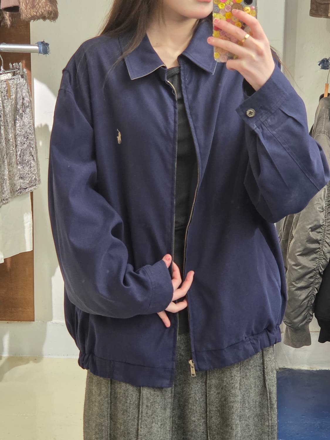 PRL 폴로 랄프로렌 폴리쉘 스윙탑 자켓 상품이미지3