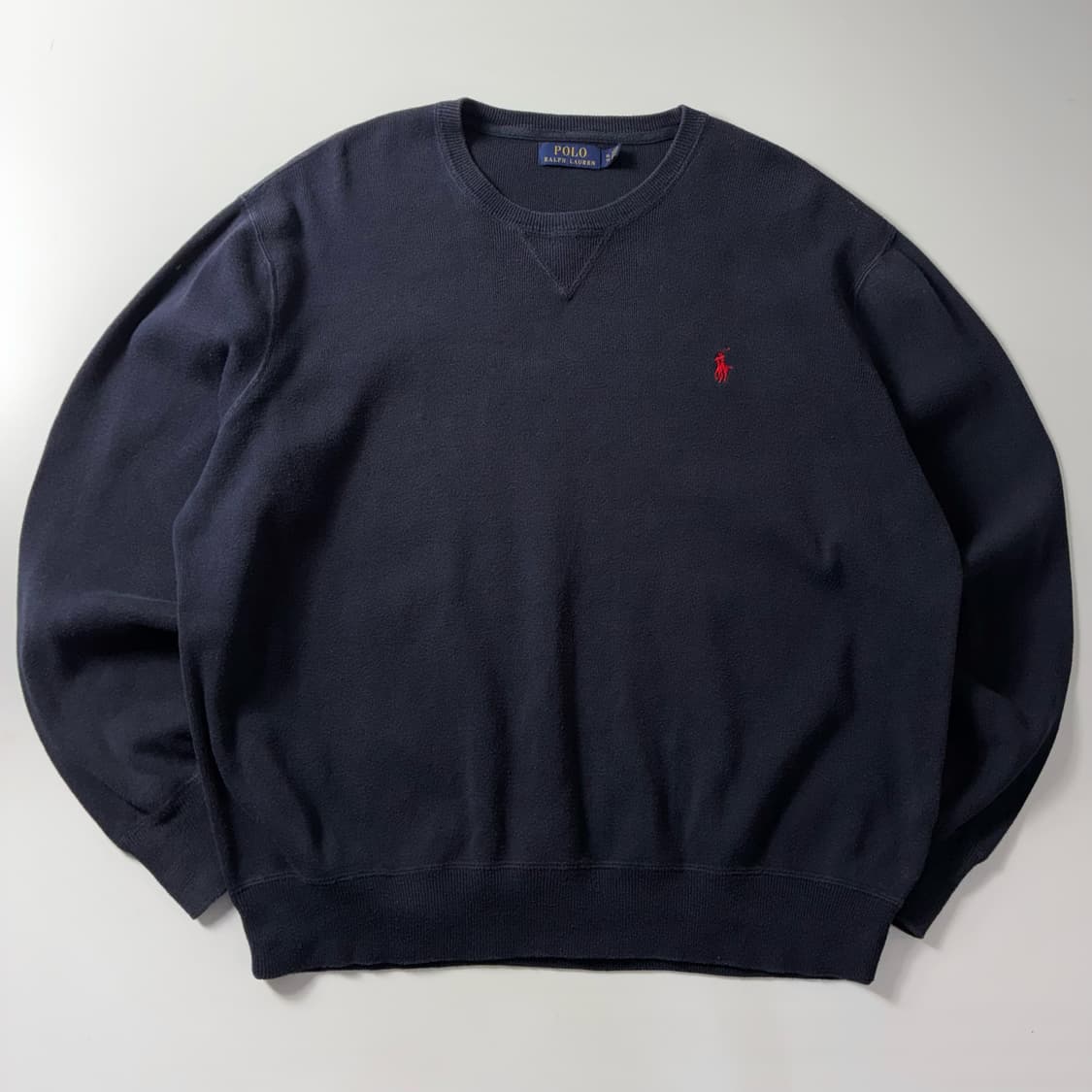 Polo  폴로 랄프로렌 자수 코튼 네이비 니트  상품이미지1