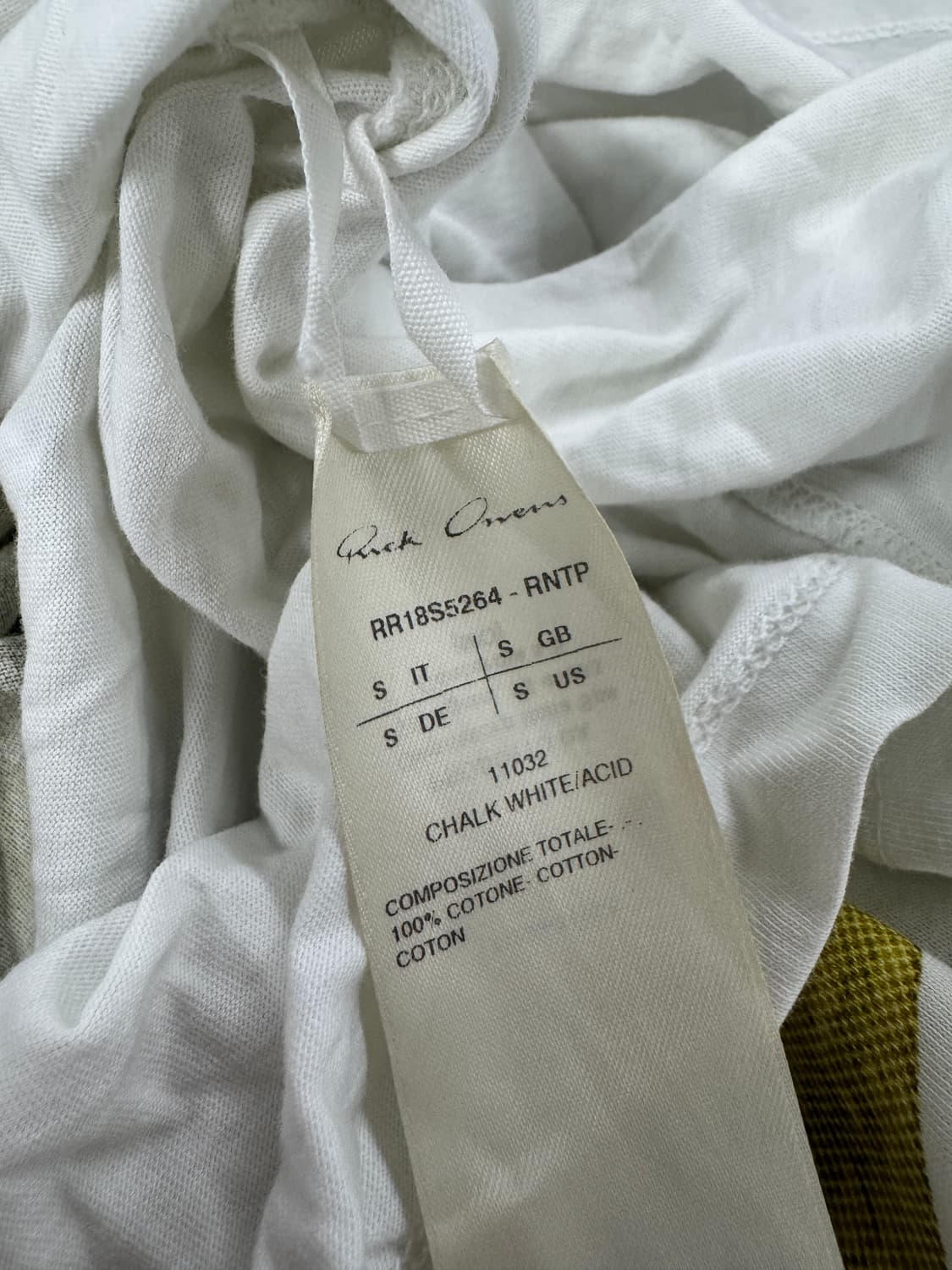 릭오웬스 18ss 런웨이컬렉션티셔츠 상품이미지3