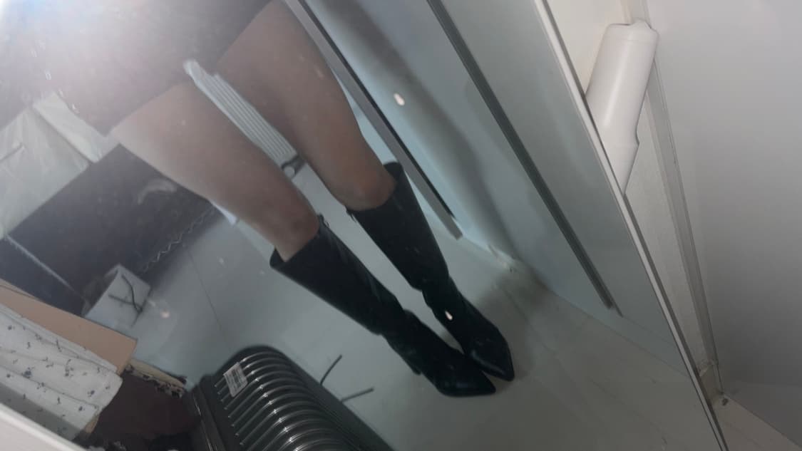 레더 롱 부츠  상품이미지4