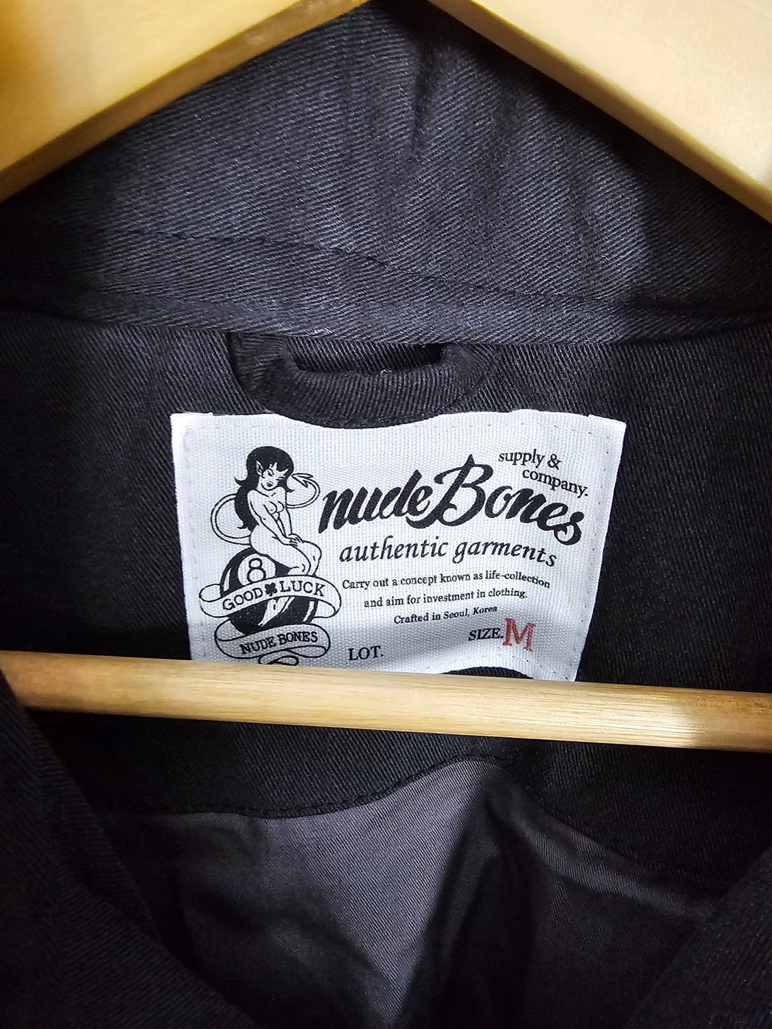 누드본즈 핀업걸 m65자켓/M 상품이미지3