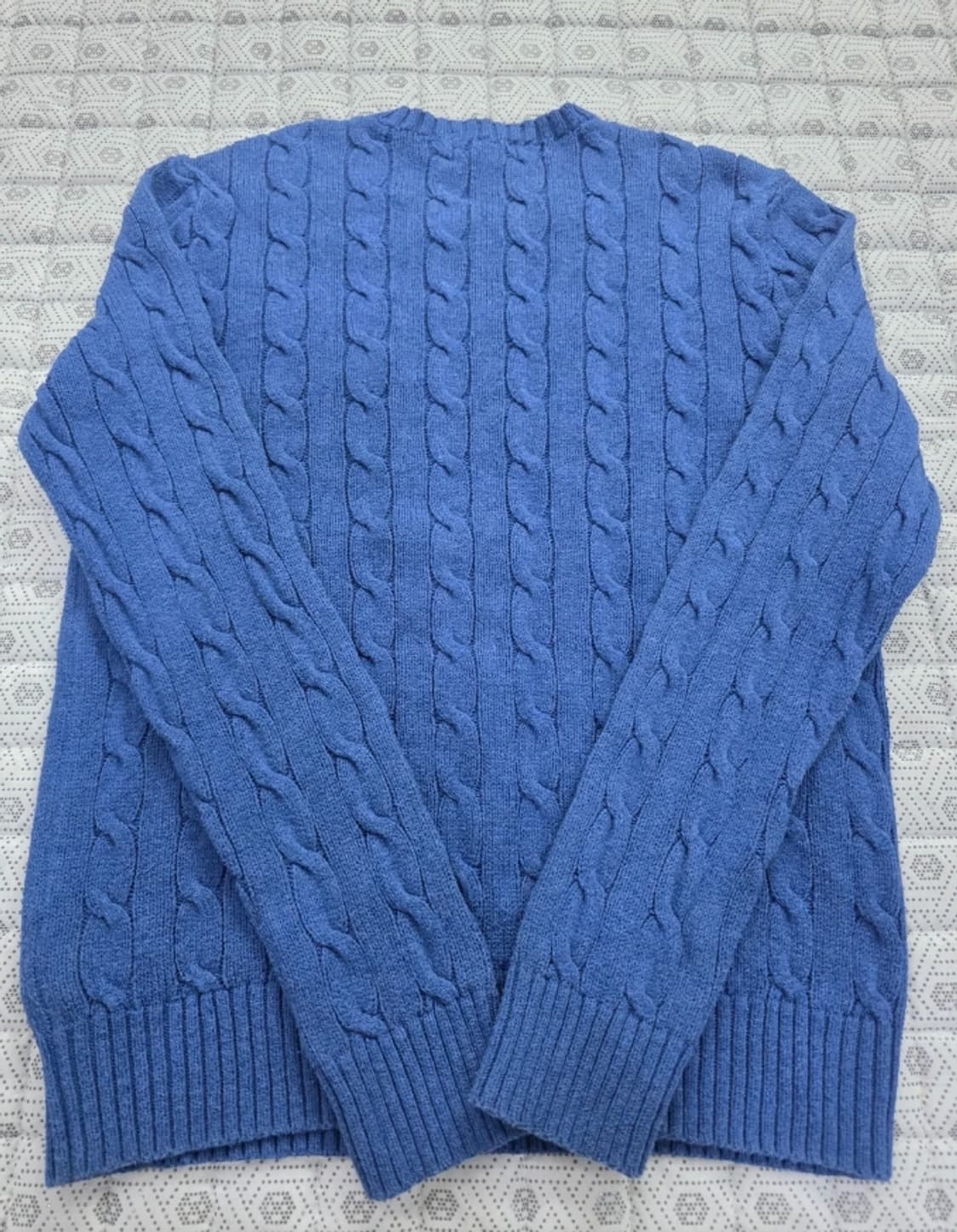 폴로 랄프로렌 케이블 니트 블루 ~66 상품이미지5