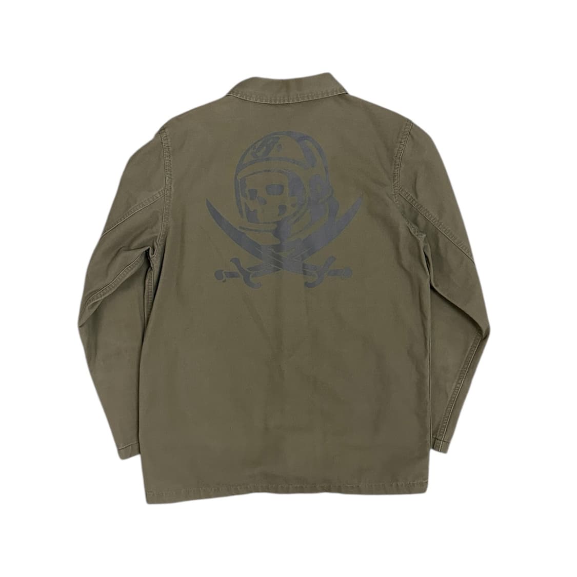 빌리어네어보이즈클럽 코튼 셔츠 자켓 카키 상품이미지1