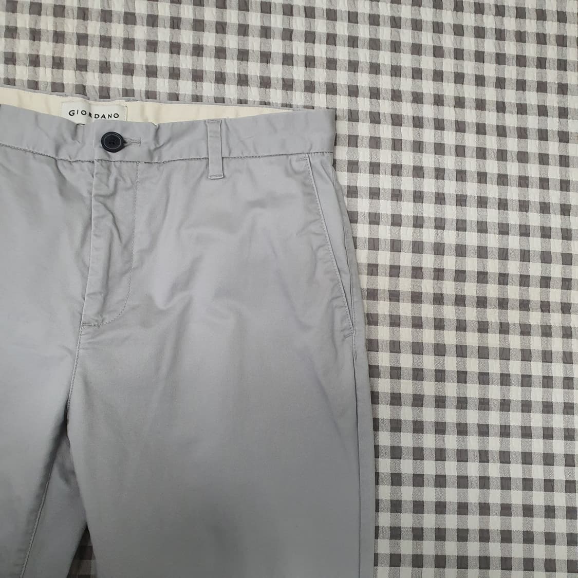 지오다노 스판 여름 면바지 남자31 상품이미지3
