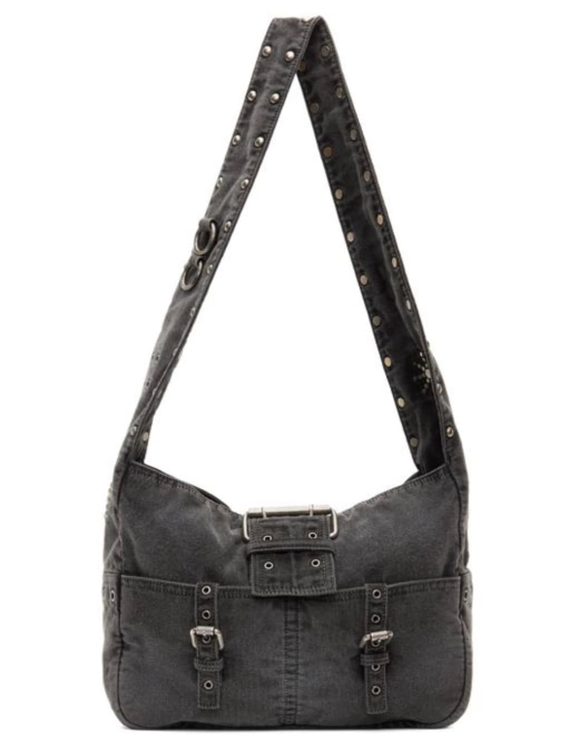 Open yy stud messenger bag 상품이미지1