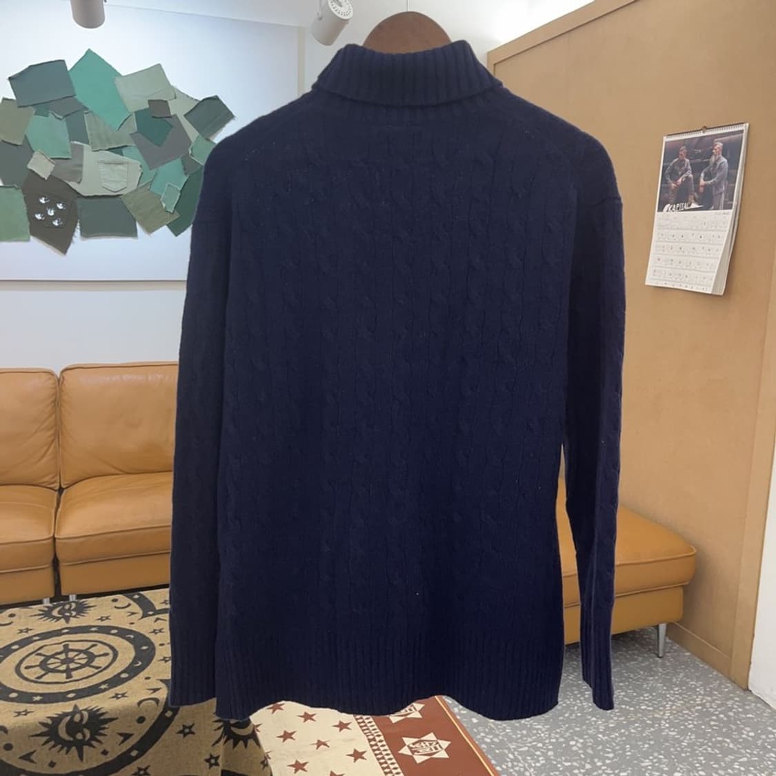 폴로 랄프로렌 모던캐주얼 터틀넥 꽈배기 울 니트 XS C08623 상품이미지4