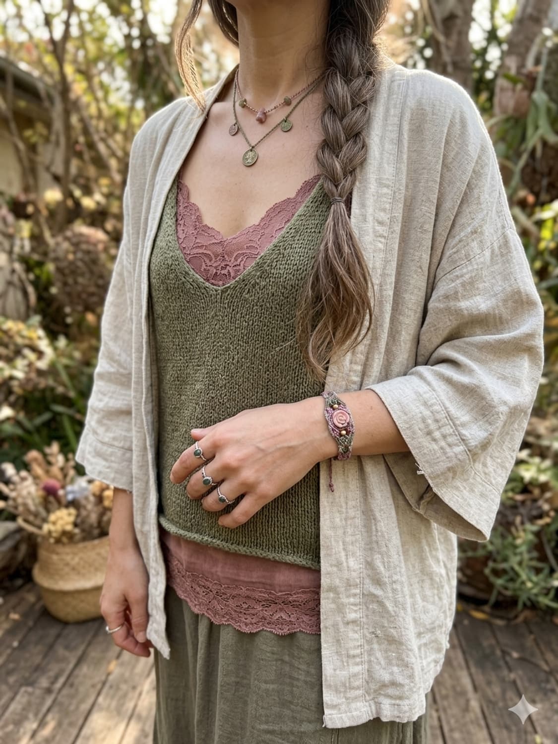 비밀의 숲 속 장미 팔찌 상품이미지5