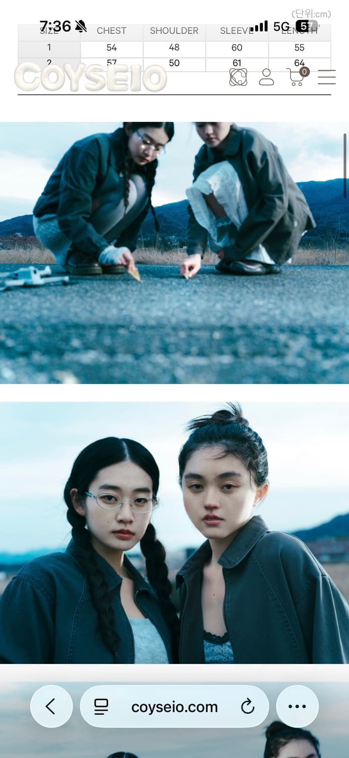 코이세이오 라운드카라자켓 스티치 블루 그레이 1사이즈 상품이미지2