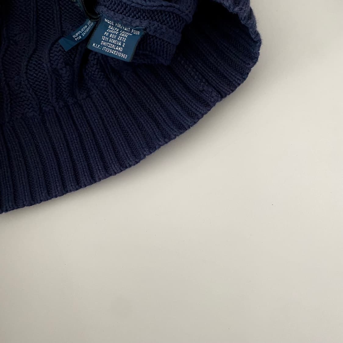 S ) 폴로니트 케이블니트 A1600 상품이미지8