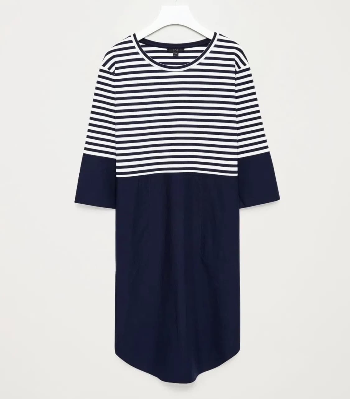 [코스] 여성 배색 원피스 S사이즈 상품이미지1