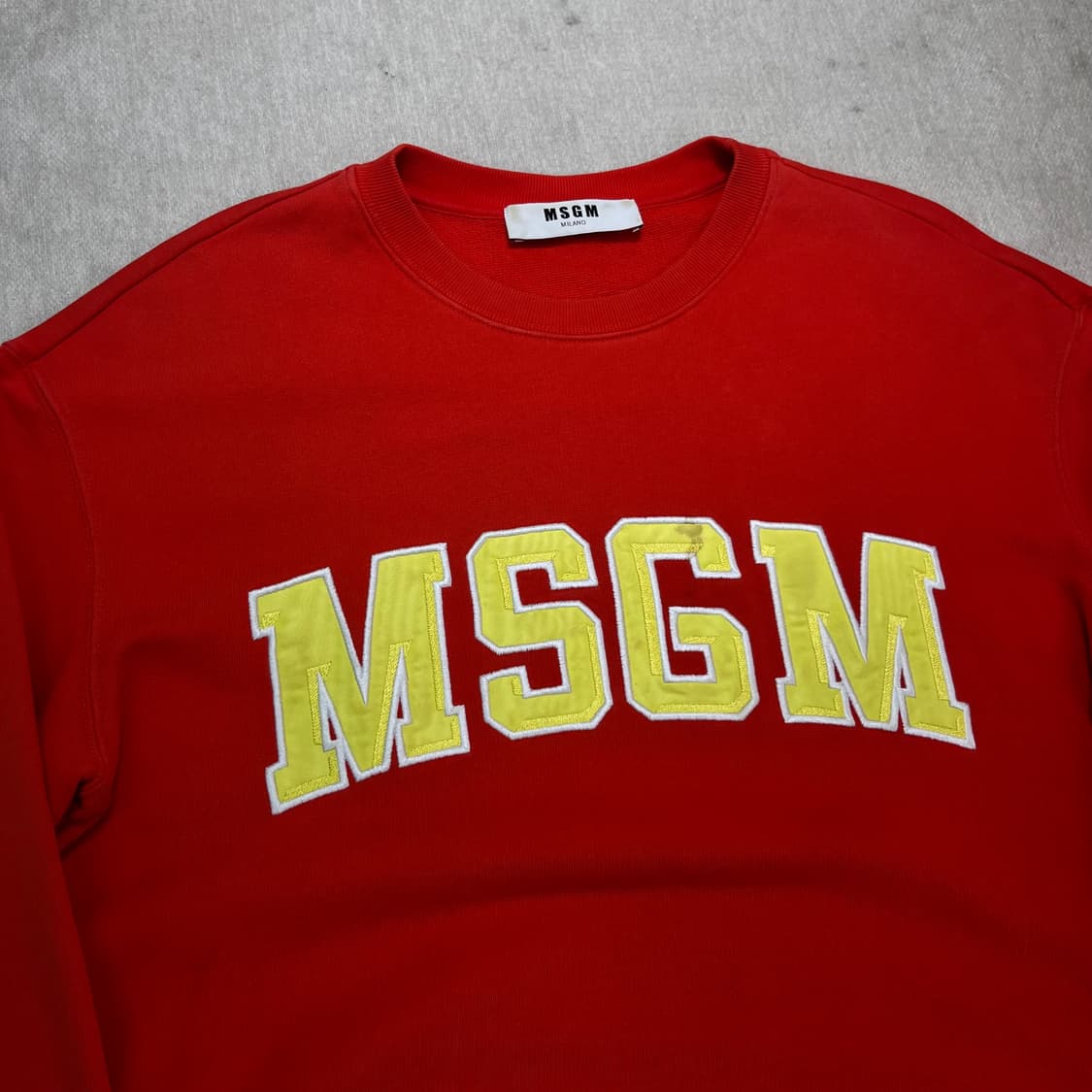 100 MSGM 스펠아웃 맨투맨 상품이미지2